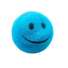 Игрушка для кошек Пижон бархатная с пищалкой Улыбка голубой 4 см