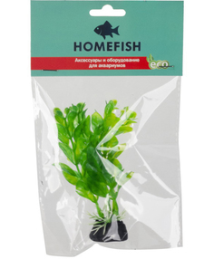 Искусственное растение для аквариума HOMEFISH Буксус вертикальный пластиковое 10 см