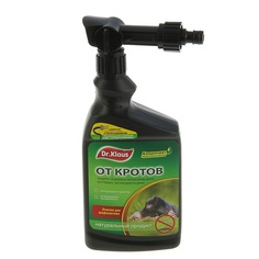 Отпугивающий концентрат от кротов Dr.Klaus, с эжектором 1л