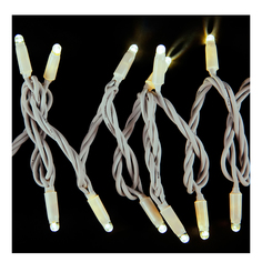 Световая гирлянда новогодняя Reason Твинкл-лайт 10,2 м белый теплый