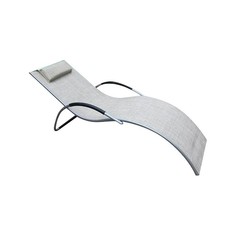 Лежак Грация MC-3039GC Grey серый/черный AFN_MC-3039GC_Grey Afina