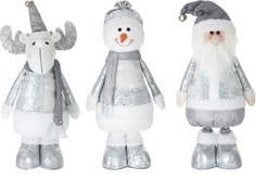 Новогодняя фигурка Home Club Санта-снеговик-олень 1 шт.