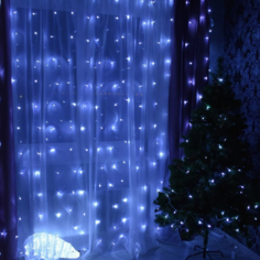 Гирлянда-штора новогодняя Alat Home garland02 1,5х1,5 м белый
