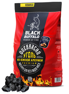 Уголь для гриля Black Buffalo QB-9 из Парагвая QUEBRACHO 9 кг