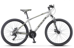 Велосипед Stels 26" Navigator 590 MD K010 рама 16 ALU рама Серый/салатовый
