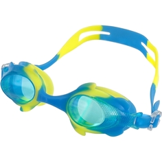 Очки для плавания детские/юниорские голубой/желтый Спортекс R18166-3