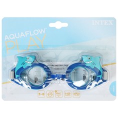 INTEX Очки для плавания, от 3 до 8 лет, обхват 48-52 см, цвет микс, 55610 INTEX
