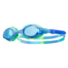 Очки для плавания дет. TYR Swimple Tie Dye Jr, арт.LGSWTD-487, ПРОЗРАЧНЫЕ линзы, мультикол