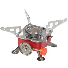 Плита газовая портативная 1 конфорка, 9.5х6 см, металл, Y6-1858 No Brand