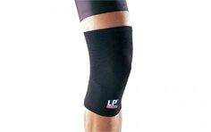 Суппорт колена эластичный 4 Way LP 647 p.XL (черный)