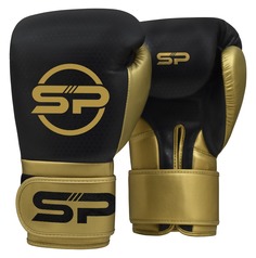 Боксерские перчатки для спаррингов SP PSTL2 Черный/Желтый (14 унций)