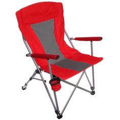 Кресло складное PREMIUM 90х50х60 красный-черный 702391 Kutbert