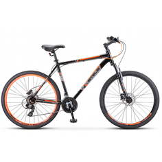 Велосипед горный Stels Navigator 700 D F020 Чёрный/Красный 27.5" (LU096009) рама 21"