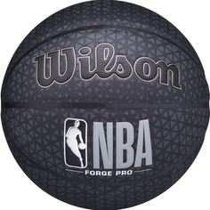 Баскетбольный мяч Wilson NBA forge pro printed №7 черный