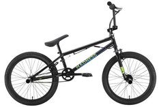 Велосипед STARK Madness BMX 2 - 22г. (9" / черный-зеленый )