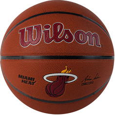 Баскетбольный мяч Wilson NBA Miami Heat, WTB3100XBMIA, размер 7