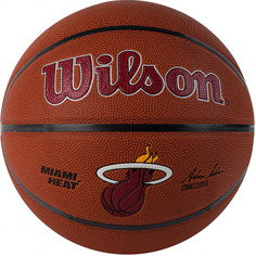 Баскетбольный мяч Wilson NBA Miami Heat, WTB3100XBMIA, размер 7