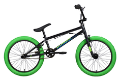 Велосипед STARK Madness BMX 2 - 22г. (9" / черный-зеленый-зеленый )