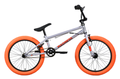 Велосипед Stark22 Madness BMX 2 серый/красный/мандариновый One Size 2022