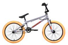 Велосипед Stark22 Madness BMX 2 серый/красный/кремовый One Size 2022