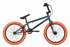 Велосипед Stark22 Madness BMX 1 темно-синий/черный/мандариновый One Size 2022