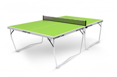 Теннисный стол Start Line hobby evo outdoor зеленый лайм, всепогодный, для улицы, с сеткой