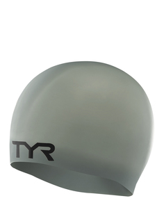 Шапочка Для Плавания Tyr Wrinkle Free Silicone Cap Серебристый