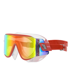 Маска Для Плавания Tyr Tidal Wave Mirrored Swim Mask Красный