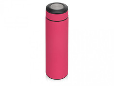Термос Confident с покрытием soft-touch 420 мл, розовый No Brand