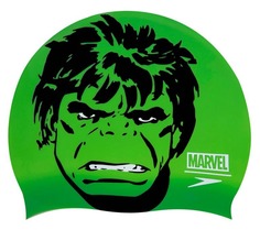 Шапочка Для Плавания Speedo 2022 Hulk Slogan Prt Cap Ju Classic Green/ Black