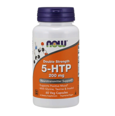 NOW 5-HTP 200 mg (5-гидрокситриптофан), 60 капс