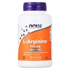 NOW L-Arginine 500 mg, 100 капс