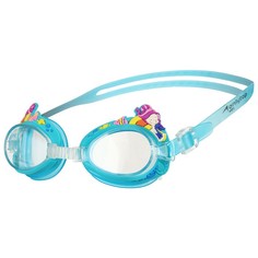 Очки для плавания «Русалки» + беруши, детские, цвет голубой Onlitop