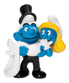 Фигурка персонажа The Smurfs Гномики жених и невеста Schleich