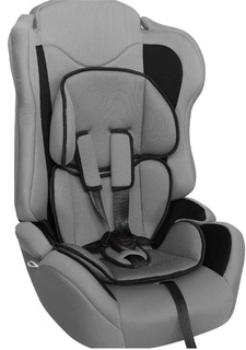 Автокресло Детское Каркасное Группа 1/2/3 Серый "Zlatek" Atlantic Lux AZARD KRES3021