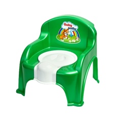 Горшок-стульчик Милих с крышкой цвет зелёный 3303359