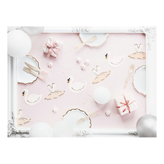Гирлянда PartyDeco Lovely Swan Балерина бумажная 126 см