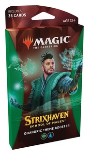Mtg: тематический зеленый бустер издания strixhaven: school of mages на английском языке No Brand
