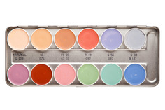 Грим кремообразный на жировой основе в палитре/Supracolor Palette 12 colors 40 мл. (Цв: P)