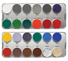 Грим кремообразный на жировой основе в палитре/Supracolor Palette 24 colors 80 мл. (Цв: K)