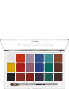 Аквагрим палитра 18 цв./Aquacolor Palette 18 Col. 50 гр. Basic