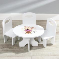 Набор стол+стулья, серия «Мишутки» Авалон