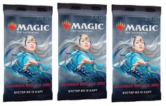 Mtg: 3 бустера издания базовый выпуск 2020 на русском языке No Brand