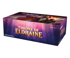 Mtg: дисплей бустеров издания throne of eldraine на английском языке No Brand