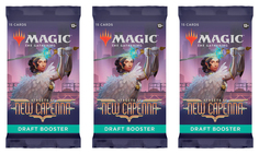 Mtg: 3 драфт-бустера издания streets of new capenna на английском языке No Brand