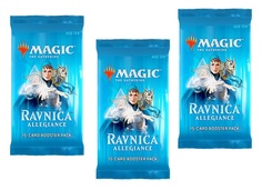 Mtg: набор из 3-х бустеров издания ravnica allegiance на английском языке No Brand