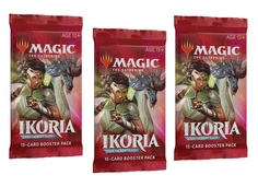 Mtg: набор из 3-х бустеров издания ikoria: lair of behemoths на английском языке No Brand