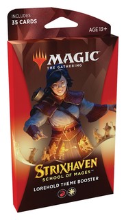 Mtg: тематический красный бустер издания strixhaven: school of mages на английском языке No Brand