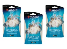 Mtg: набор из 3-х тематических бустеров гильдии азориус издания ravnica allegiance на англ No Brand
