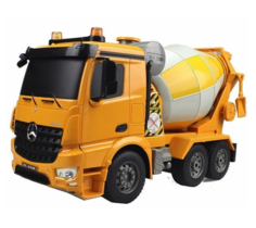 Бетономешалка Mercedez-Benz 1:20 на РУ (свет,звук) в коробке вращение цистерны E528-003 Double Egle